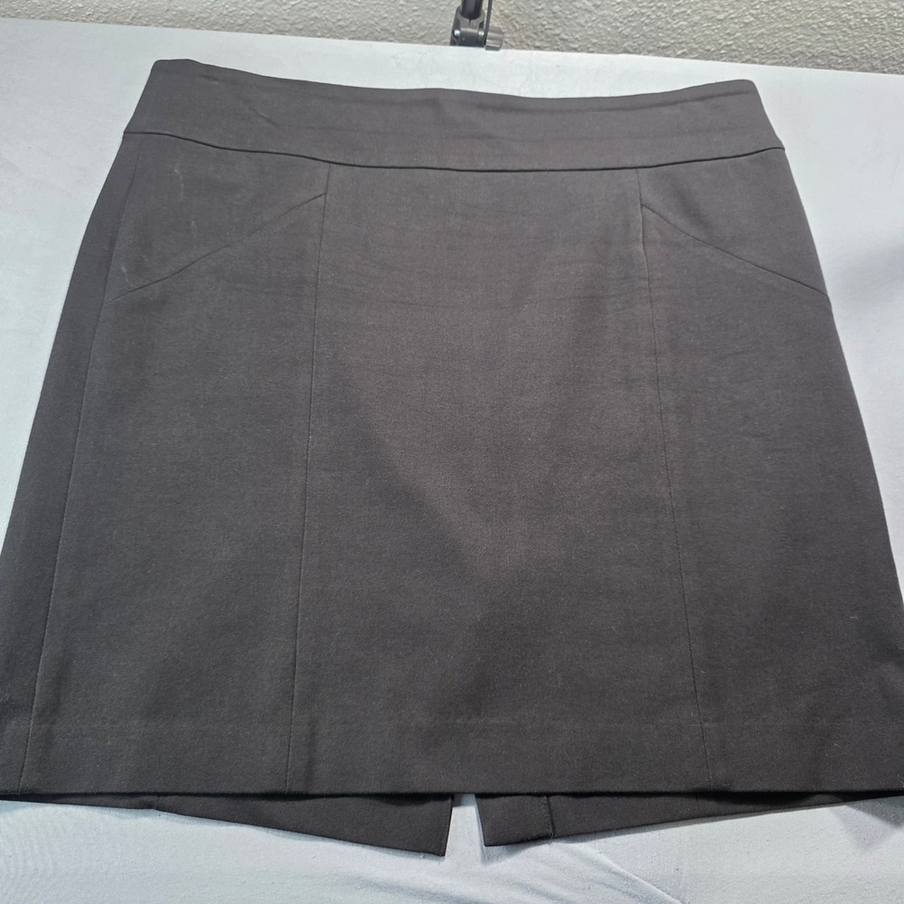 Banana Republic Black Pencil Skirt Size 14 Professional Office Workwear Pocketed